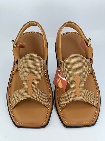 Panjedar Chappal (Fabric Beige)