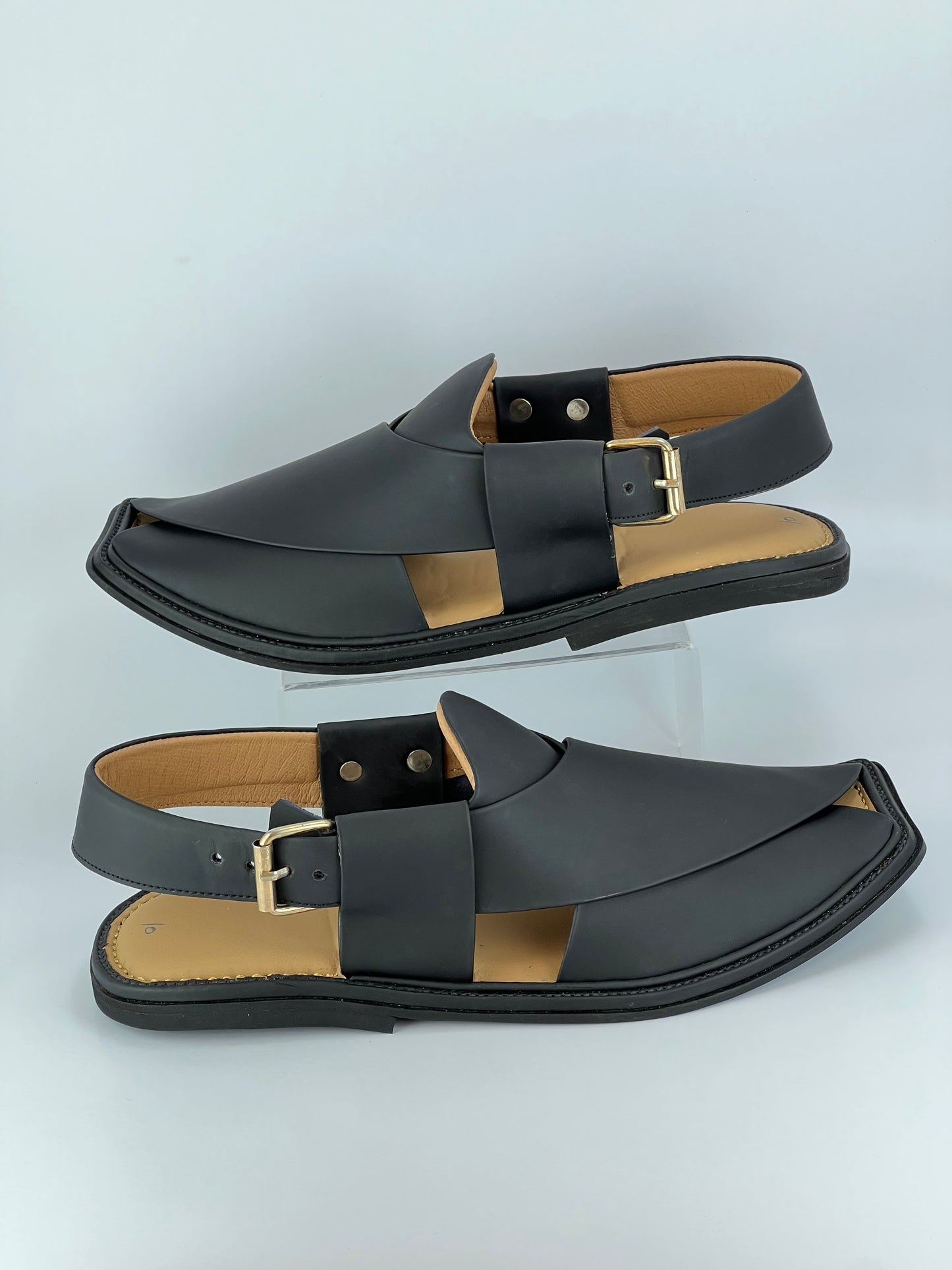 Smart Zalmi Chapal Soft padded(Matte Black)