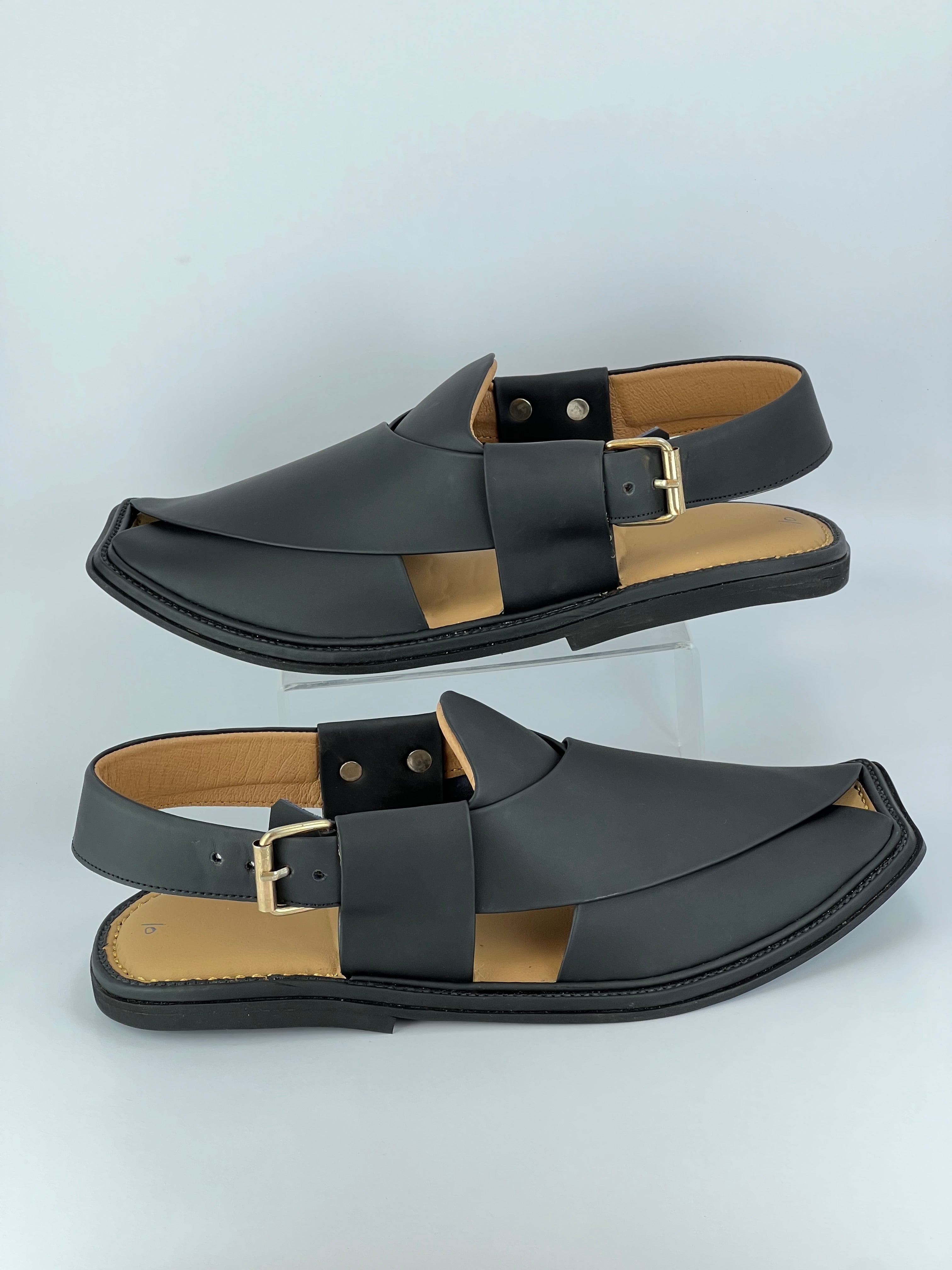 Smart Zalmi Chapal Soft padded(Matte Black)