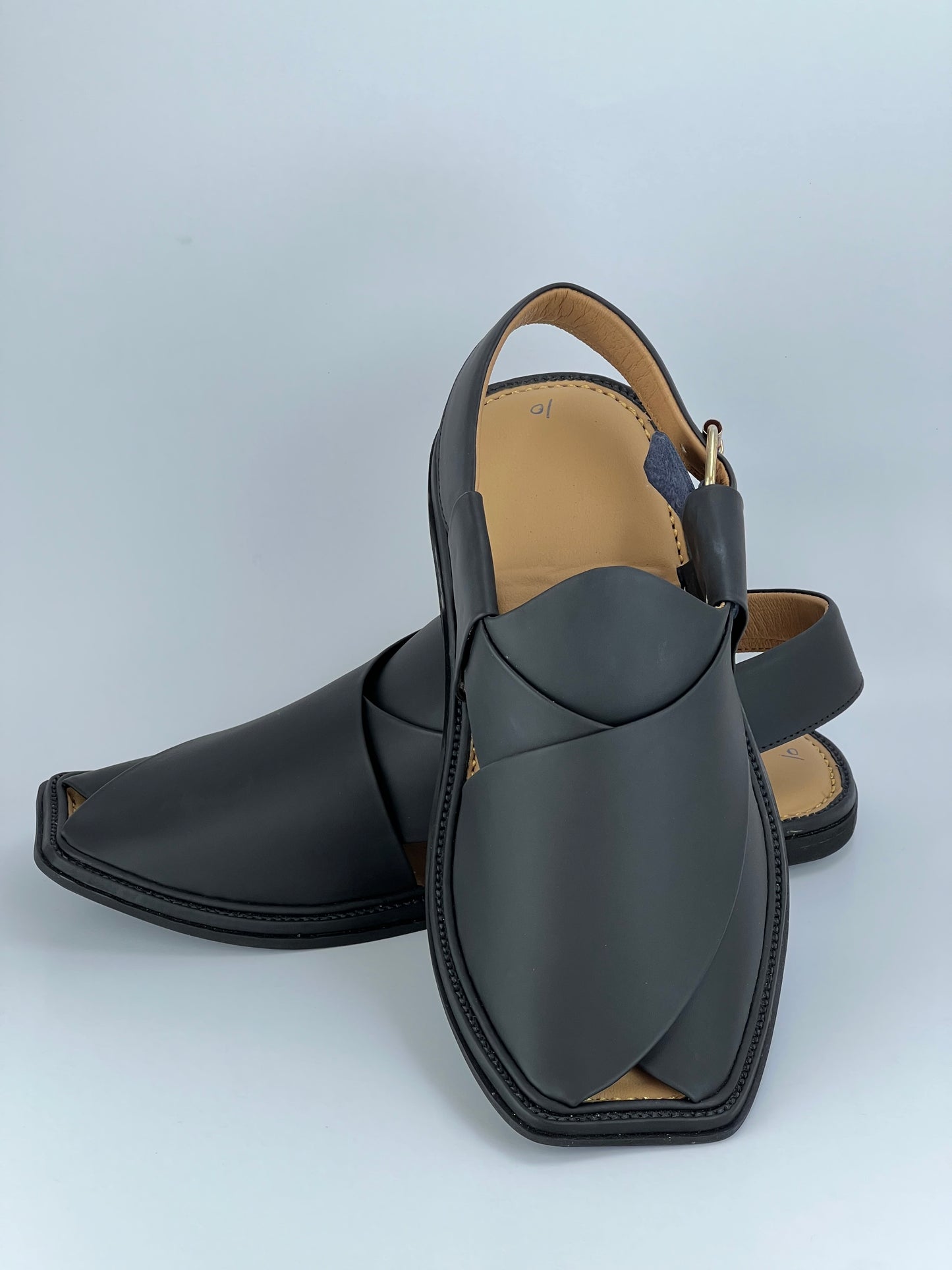 Smart Zalmi Chapal Soft padded(Matte Black)