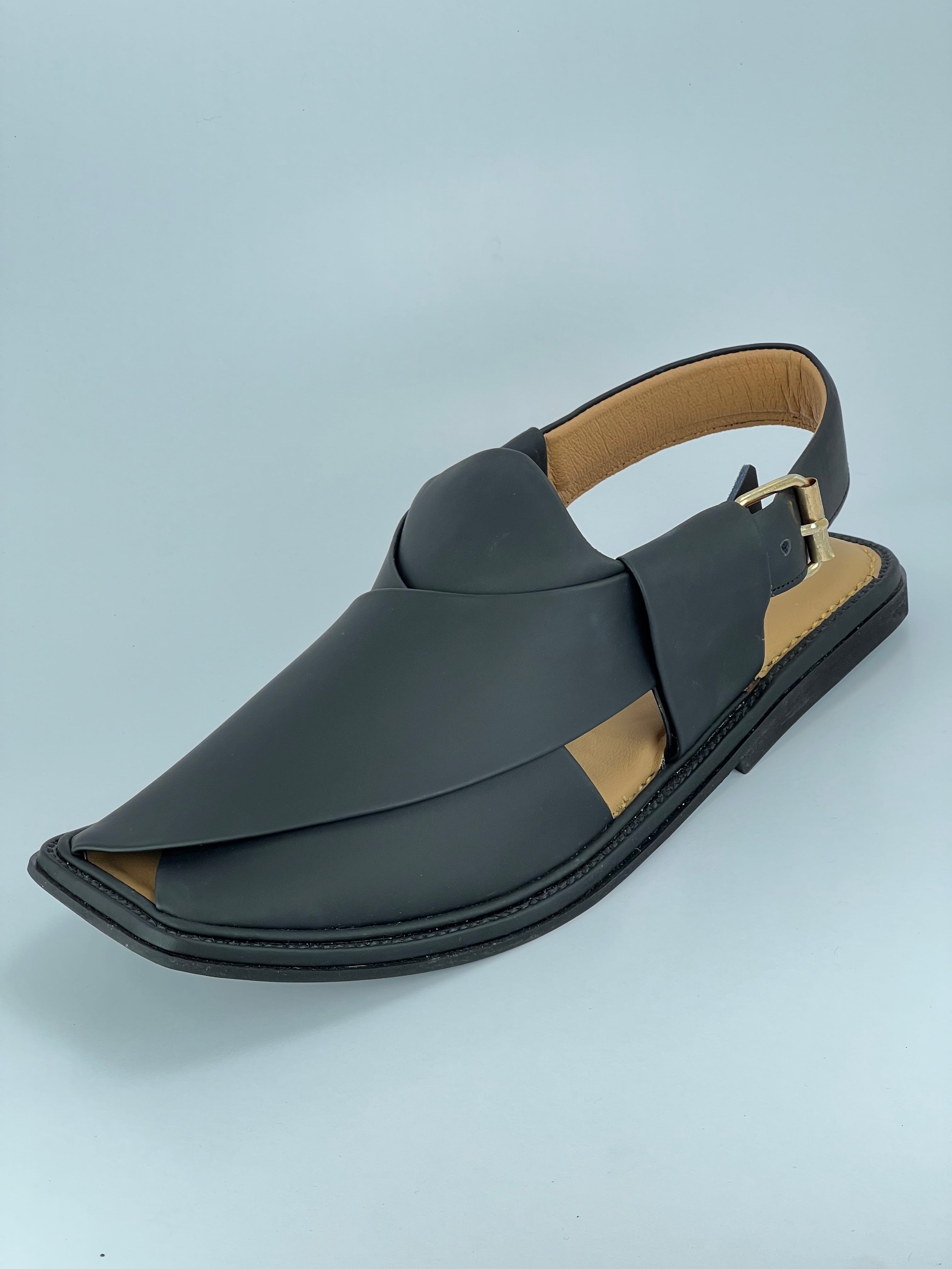 Smart Zalmi Chapal Soft padded(Matte Black)