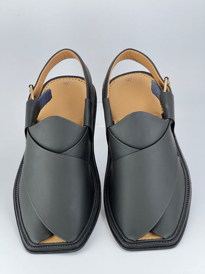 Smart Zalmi Chapal Soft padded(Matte Black)