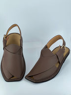 Smart Zalmi Chapal Soft padded(Matte Brown)
