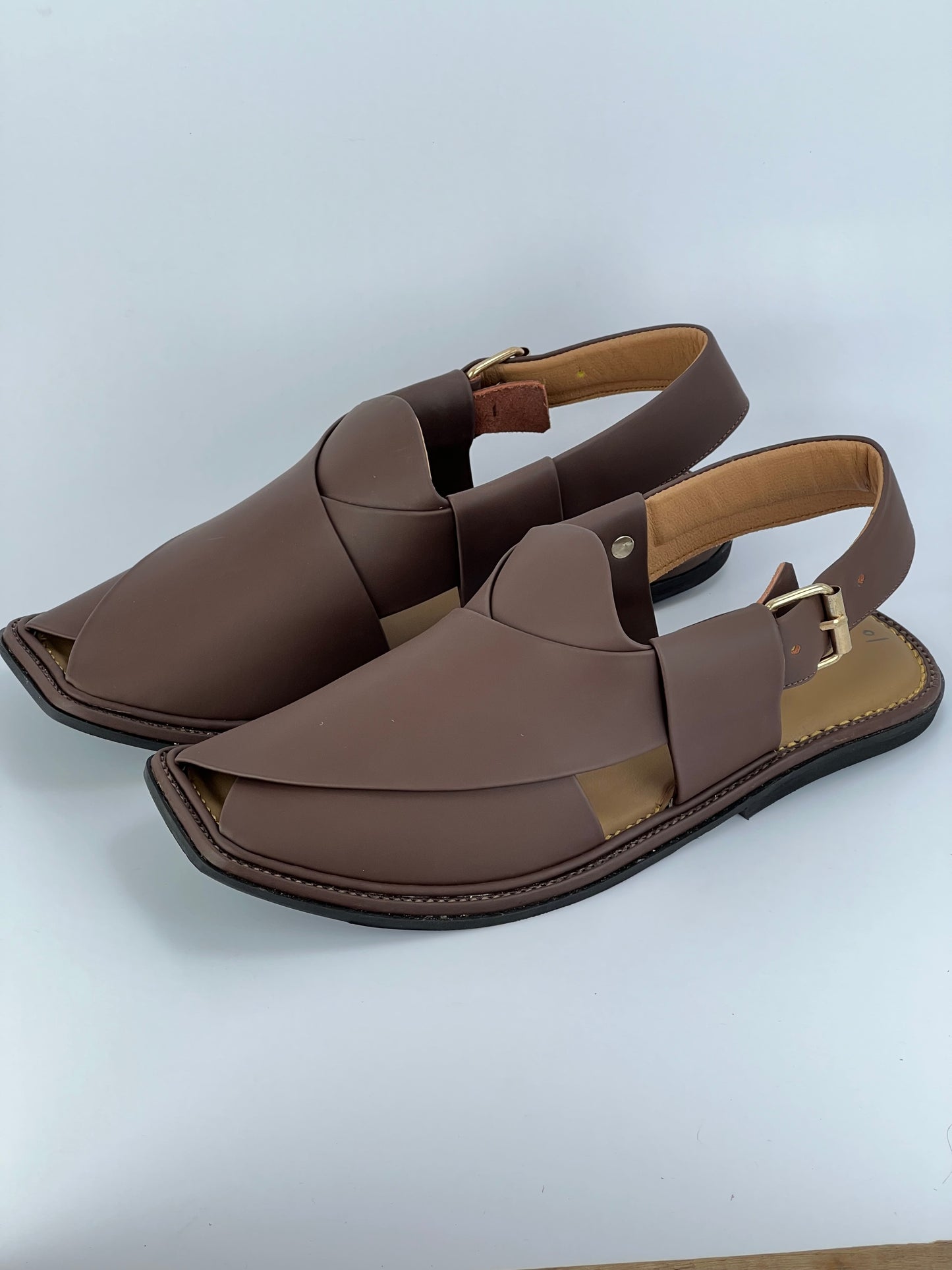 Smart Zalmi Chapal Soft padded(Matte Brown)