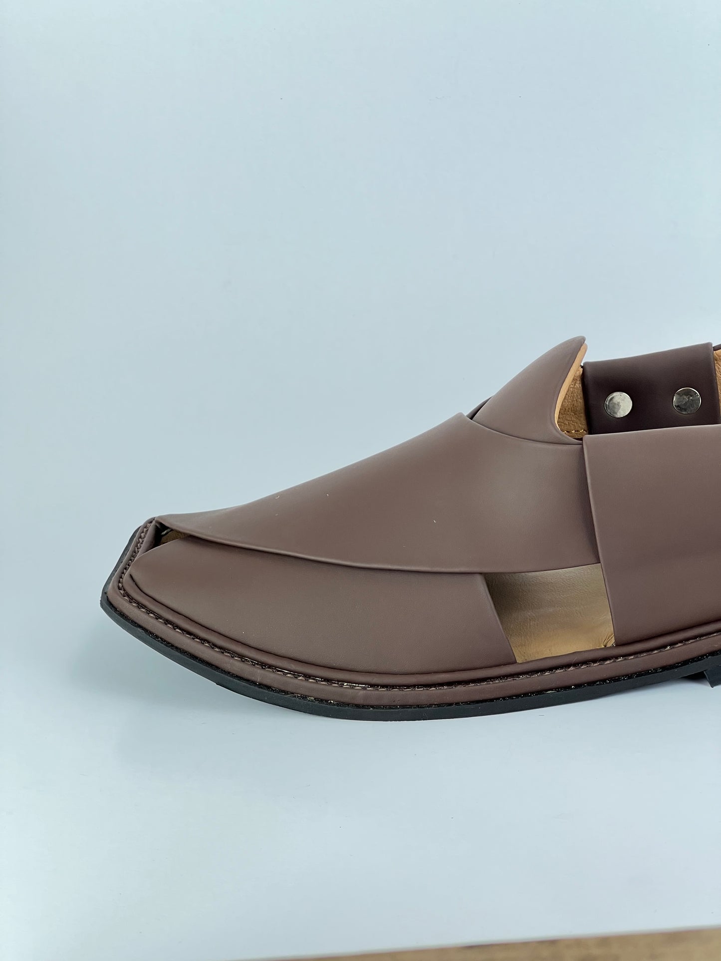 Smart Zalmi Chapal Soft padded(Matte Brown)