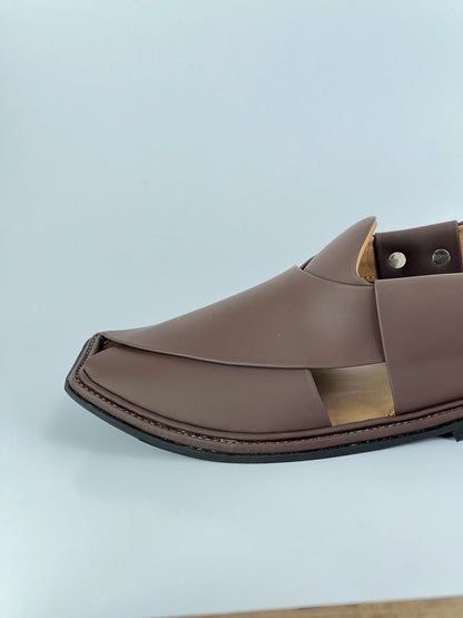 Smart Zalmi Chapal Soft padded(Matte Brown)