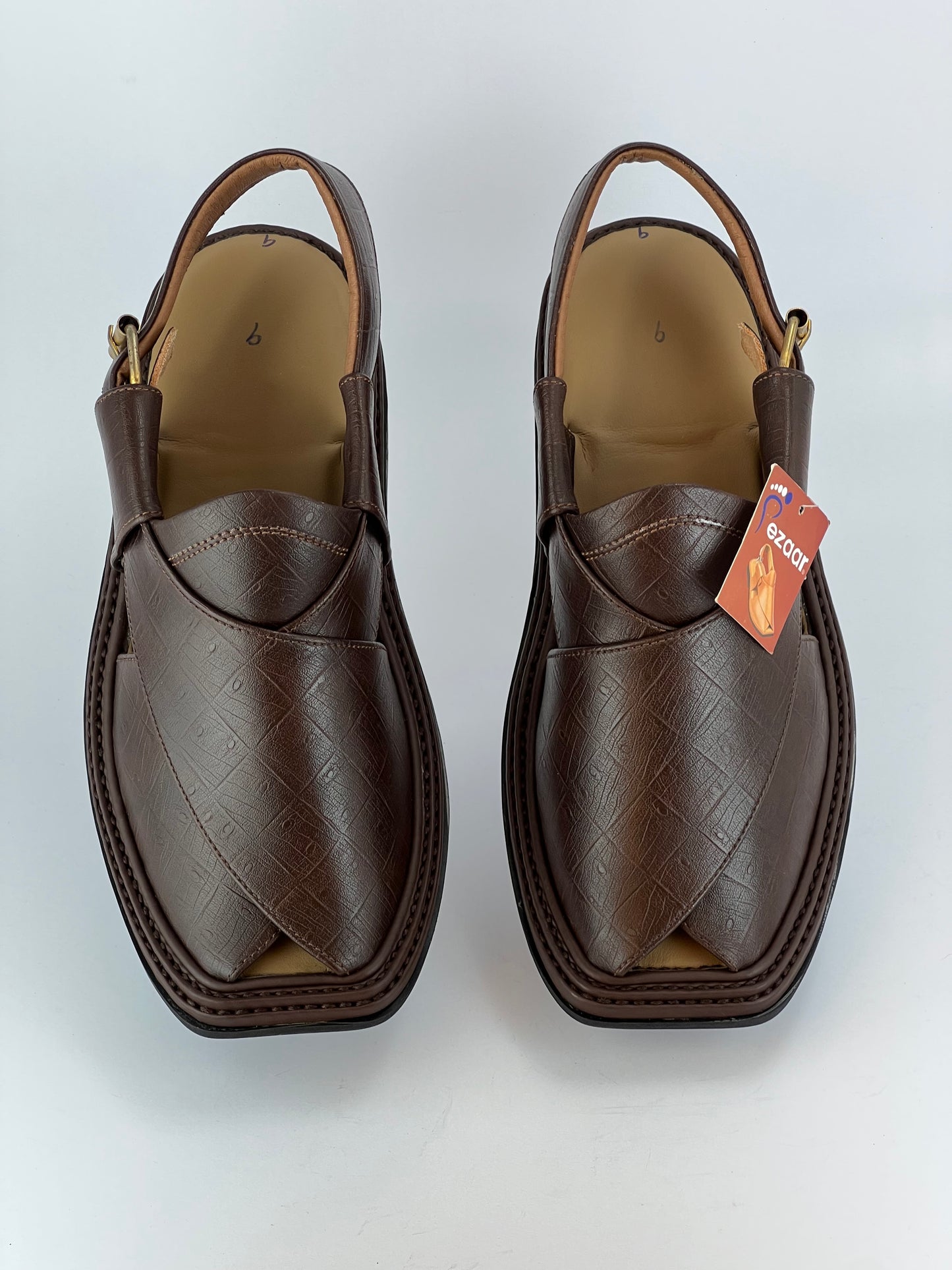 T Gear soft padded lefti sole washable (color Brown Texture)