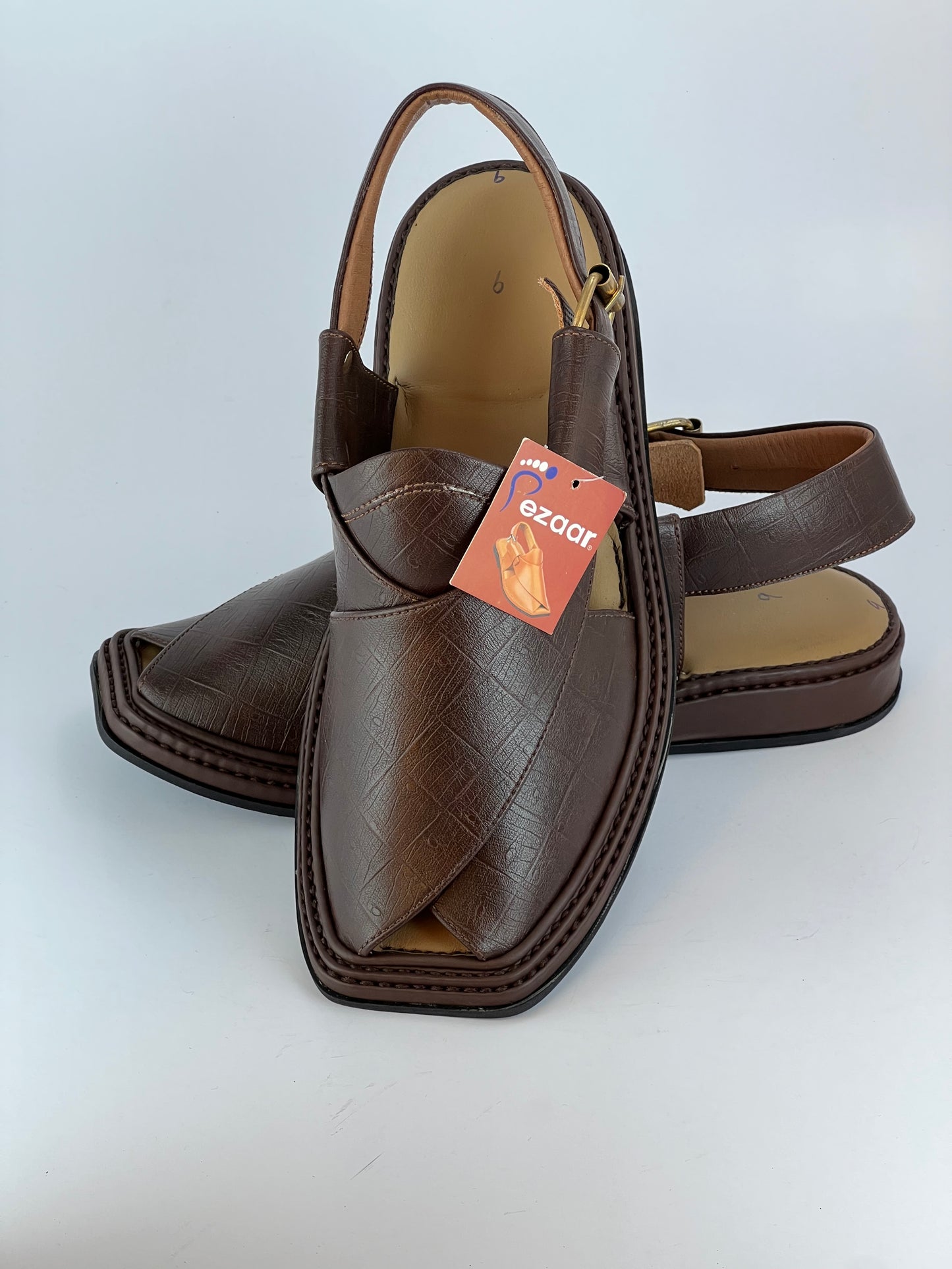 T Gear soft padded lefti sole washable (color Brown Texture)