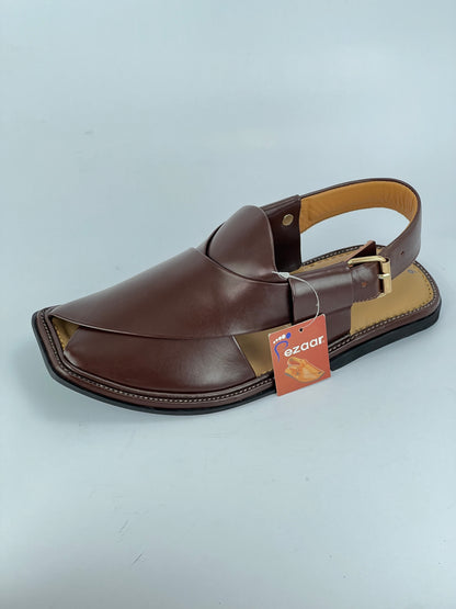 Smart Zalmi Chapal Soft padded(Dark brown)