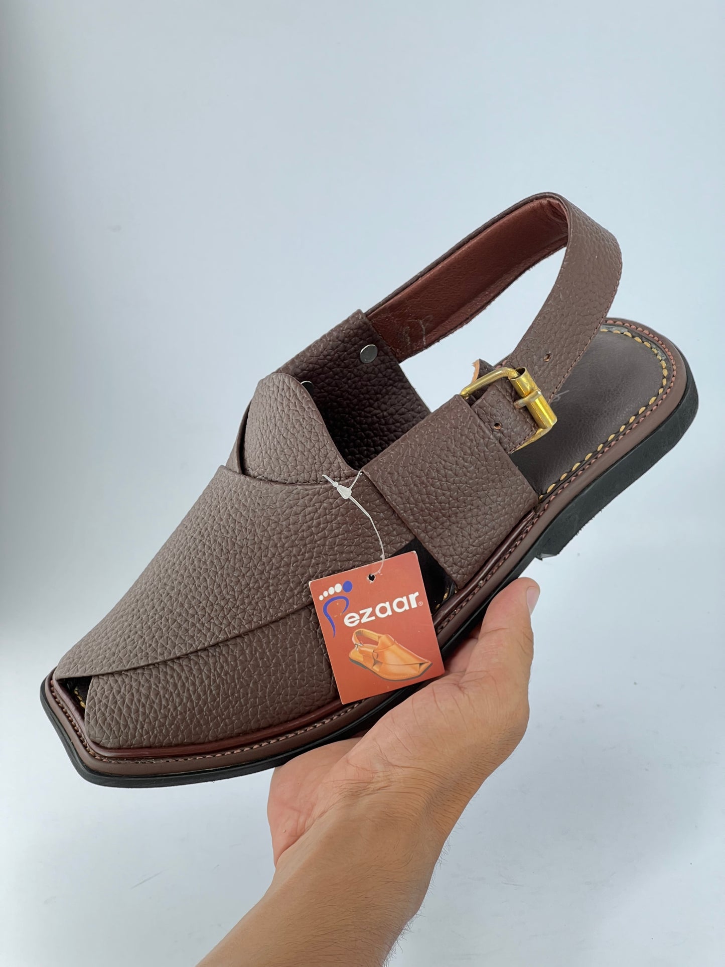 Smart Zalmi Chapal Soft padded(Danidar Brown)