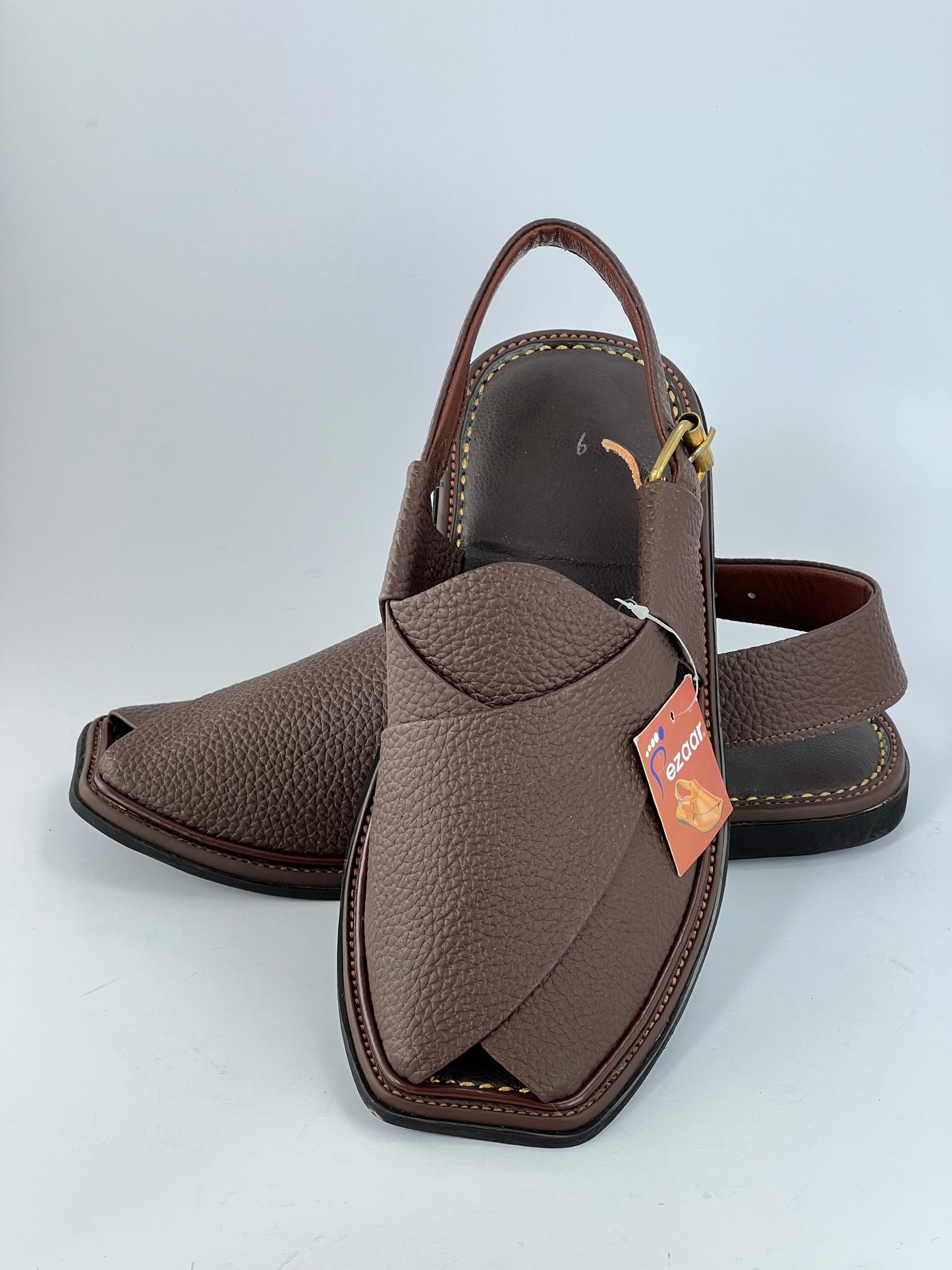 Smart Zalmi Chapal Soft padded(Danidar Brown)