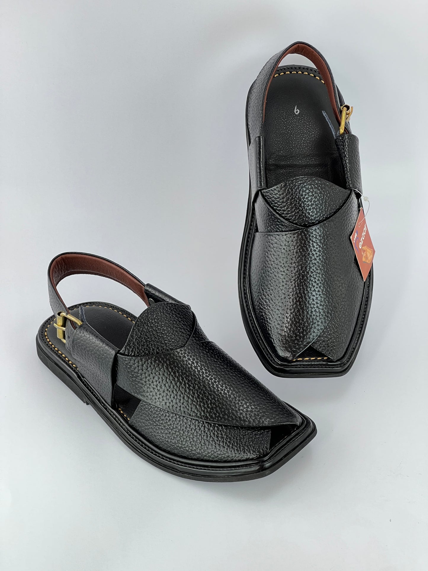 Smart Zalmi Chapal Soft padded(Danidar Black)