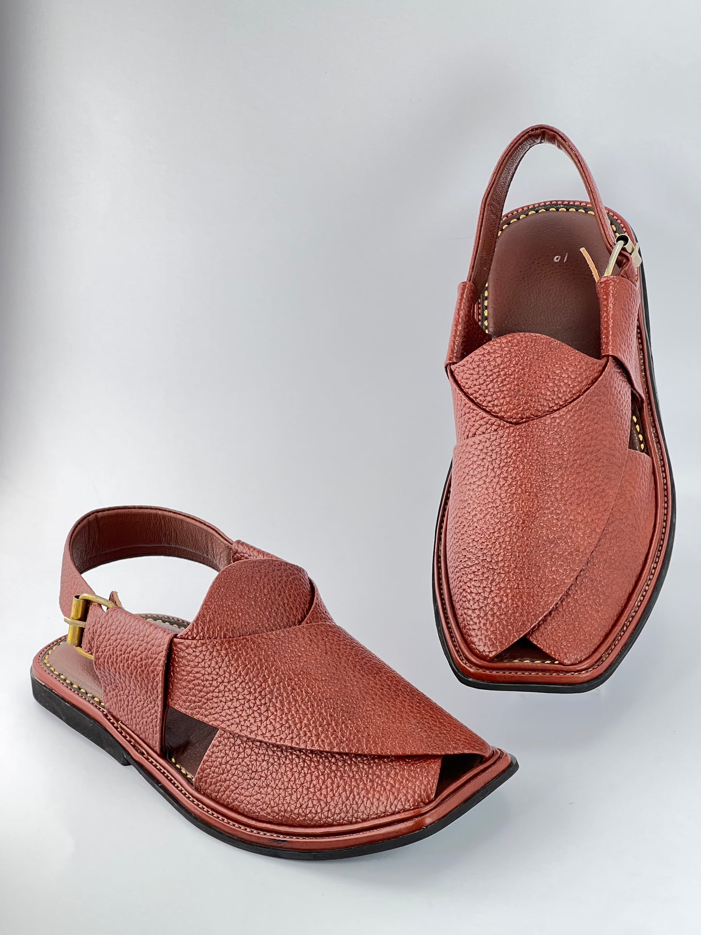 Smart Zalmi Chapal Soft padded(Danidar Barghundy)