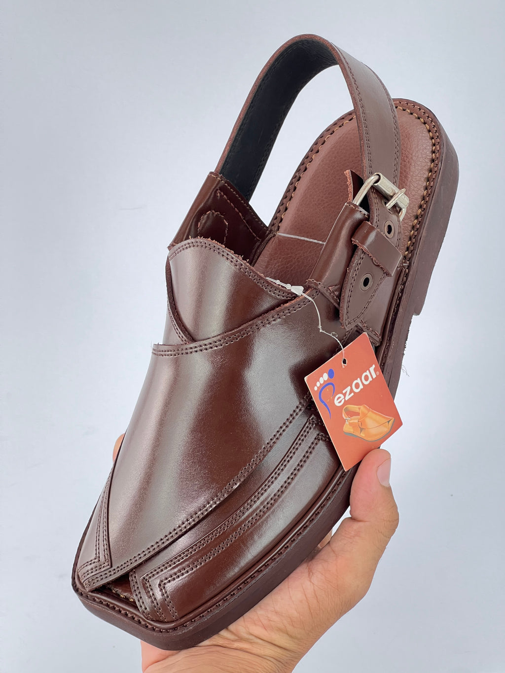 Premium takidary original leather Mediume sole(Brown)