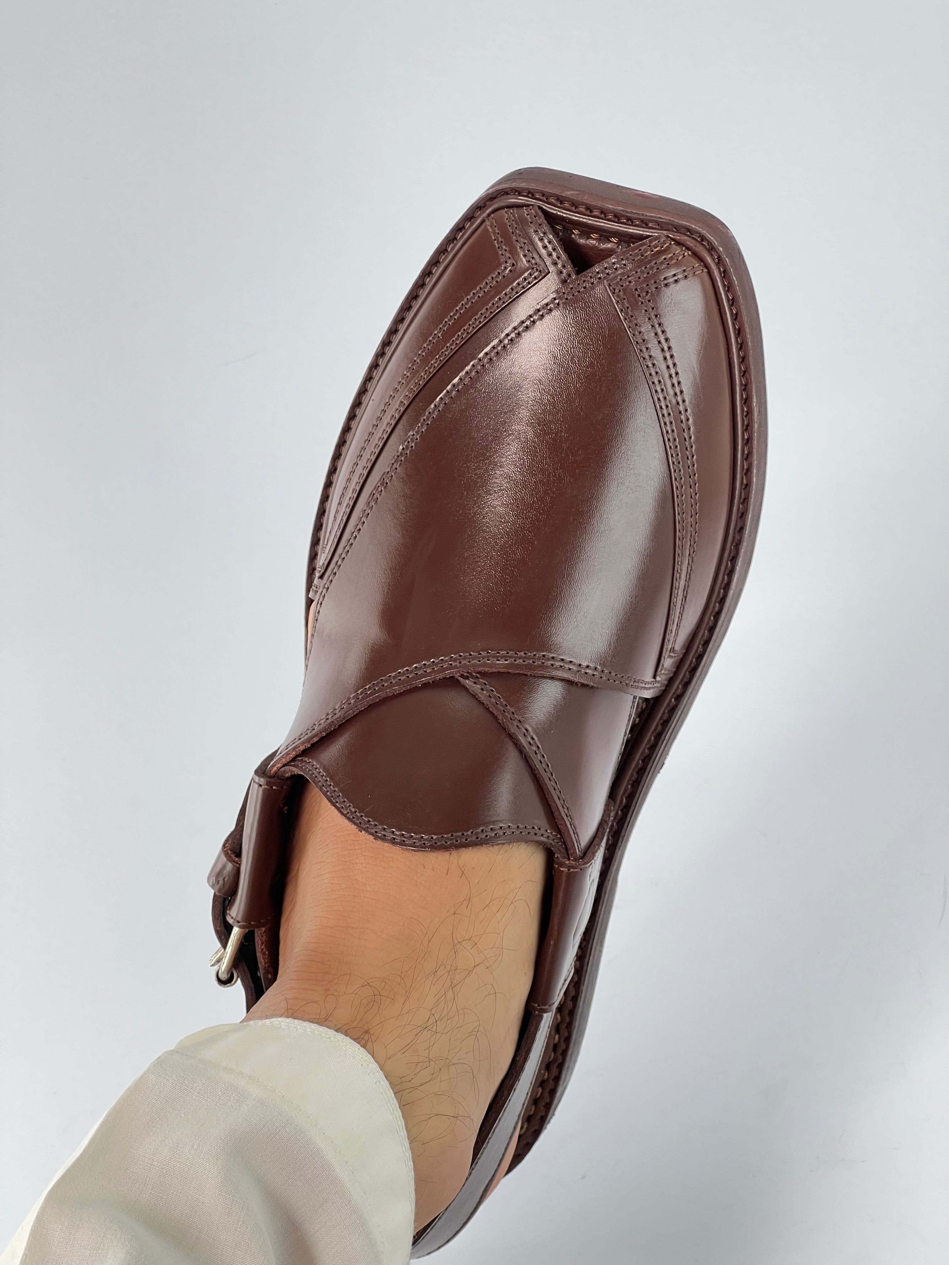 Premium takidary original leather Mediume sole(Brown)
