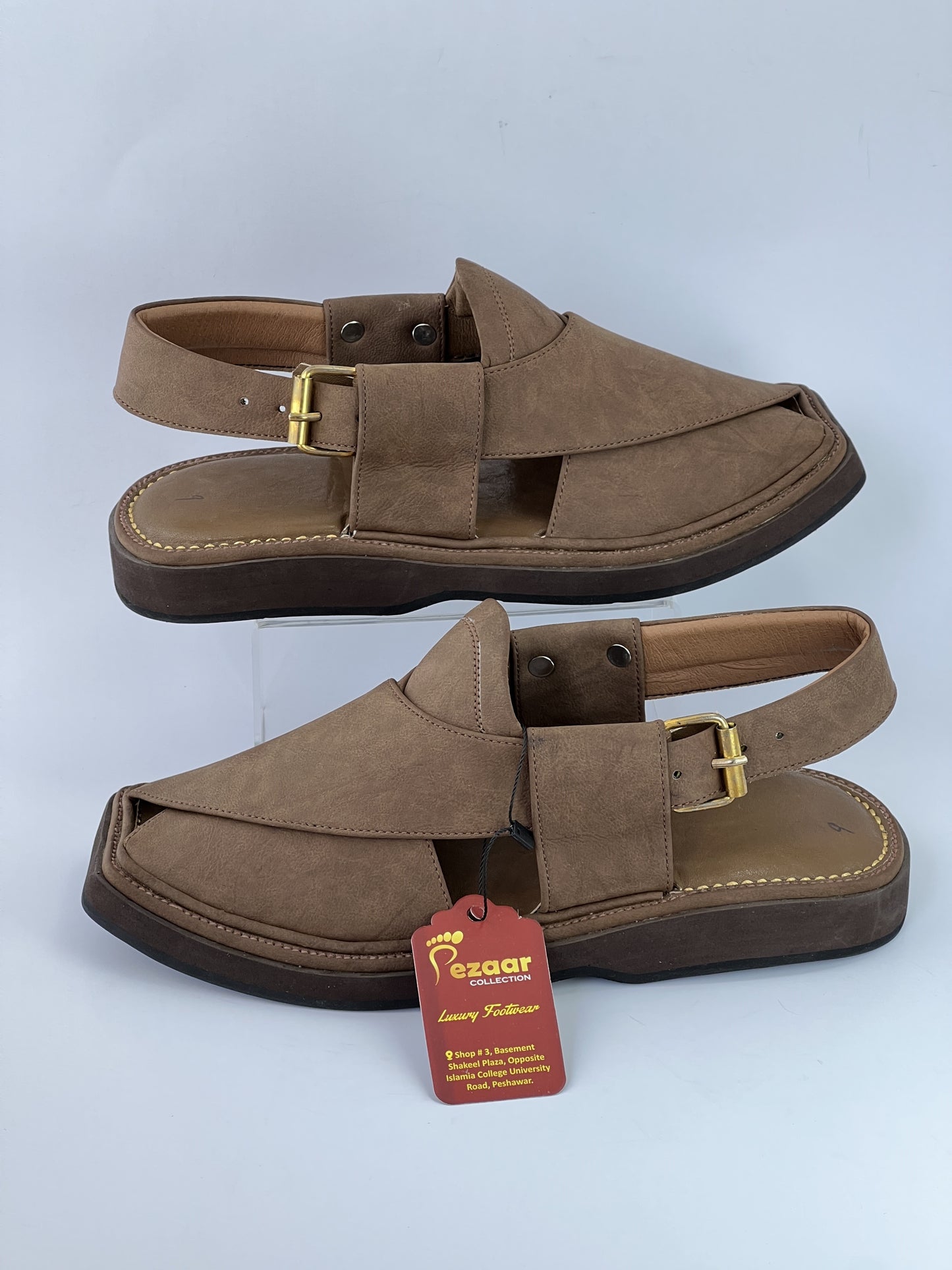 Half kaptan Special Original leather peshawari chapal (light weight)
