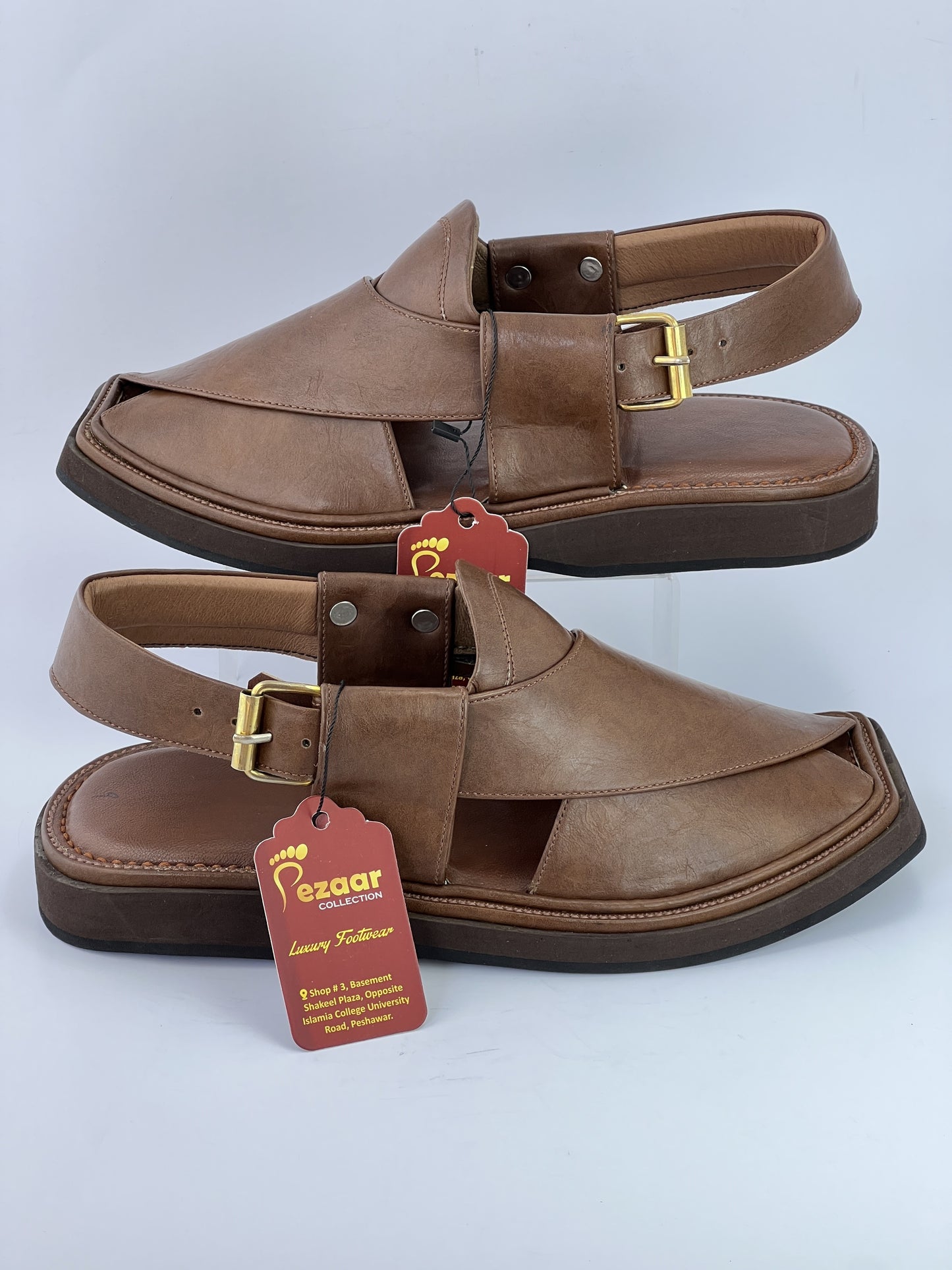 Half kaptan Special Original leather peshawari chapal (light weight)