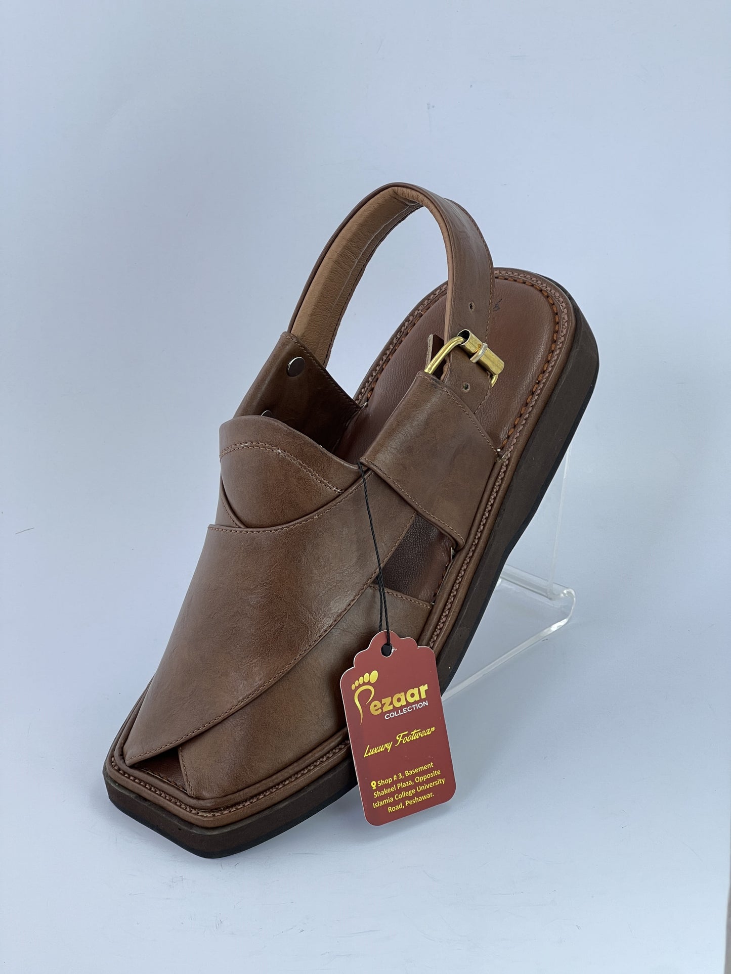 Half kaptan Special Original leather peshawari chapal (light weight)