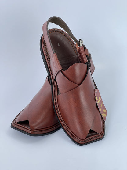 Handmade Goll T Charsadah chapal (mehrun)